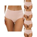 【送料無料】 アレグラ ケー レディース パンツ アンダーウェア 5 Packs Women's High Waist Underwear Tummy Cont...
