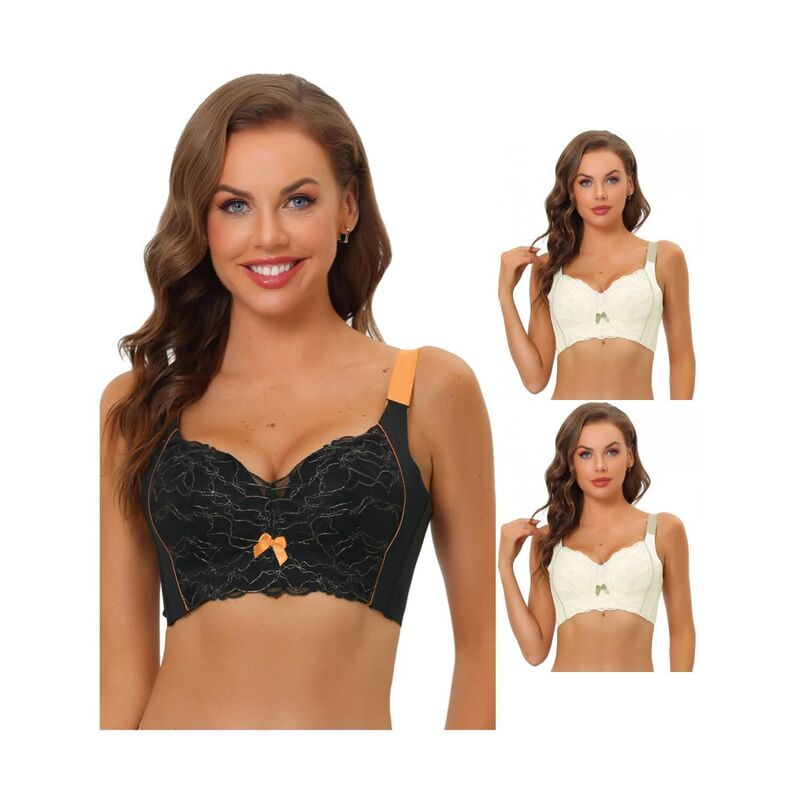 ̵ 쥰  ǥ ֥饸㡼  3 Packs Women's Wide Straps High Ba...