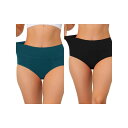 【送料無料】 アレグラ ケー レディース パンツ アンダーウェア 2 Packs Women's Cotton High Waist (available In...
