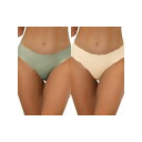 【送料無料】 アレグラ ケー レディース パンツ アンダーウェア 2 Packs Traceless Panties For Women No Show Str...