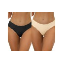 【送料無料】 アレグラ ケー レディース パンツ アンダーウェア 2 Packs Traceless Panties For Women No Show Str...