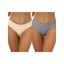 【送料無料】 アレグラ ケー レディース パンツ アンダーウェア 2 Packs Traceless Panties For Women No Show Str...