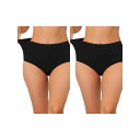 【送料無料】 アレグラ ケー レディース パンツ アンダーウェア 2 Packs Women's Cotton High Waist (available In...