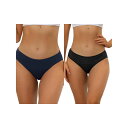 【送料無料】 アレグラ ケー レディース パンツ アンダーウェア 2 Packs Women's Underwear Mid-waisted Hipster P...