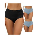 【送料無料】 アレグラ ケー レディース パンツ アンダーウェア 3 Packs Women's High Waist Underwear Tummy Cont...