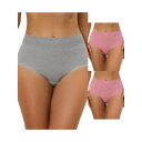 【送料無料】 アレグラ ケー レディース パンツ アンダーウェア 3 Packs Women's High Waist Underwear Tummy Cont...