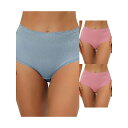 【送料無料】 アレグラ ケー レディース パンツ アンダーウェア 3 Packs Women's High Waist Underwear Tummy Cont...
