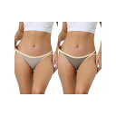 【送料無料】 アレグラ ケー レディース パンツ アンダーウェア 2 Packs Women's Underwear Low Waist Stretch Bri...