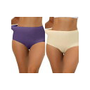 【送料無料】 アレグラ ケー レディース パンツ アンダーウェア 2 Packs Women's Elastic High-waisted Traceless ...