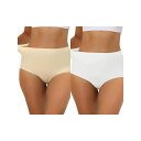 【送料無料】 アレグラ ケー レディース パンツ アンダーウェア 2 Packs Women's Elastic High-waisted Traceless ...