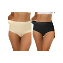 【送料無料】 アレグラ ケー レディース パンツ アンダーウェア 2 Packs Women's Elastic High-waisted Traceless ...