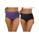 【送料無料】 アレグラ ケー レディース パンツ アンダーウェア 2 Packs Women's Elastic High-waisted Traceless ...
