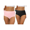 【送料無料】 アレグラ ケー レディース パンツ アンダーウェア 2 Packs Women's Elastic High-waisted Traceless ...