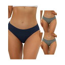 【送料無料】 アレグラ ケー レディース パンツ アンダーウェア 3 Packs Women's Underwear Mid-rised Hipster Pan...