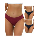 【送料無料】 アレグラ ケー レディース パンツ アンダーウェア 3 Packs Women's Underwear Mid-rised Hipster Pan...