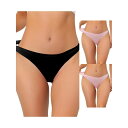 【送料無料】 アレグラ ケー レディース パンツ アンダーウェア 3 Packs Women's Unlined Underwear Satin Invisib...