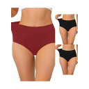 【送料無料】 アレグラ ケー レディース パンツ アンダーウェア 3 Packs Women's Cotton High Waist (available In...