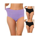 【送料無料】 アレグラ ケー レディース パンツ アンダーウェア 3 Packs Women's Cotton High Waist (available In...