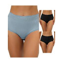 【送料無料】 アレグラ ケー レディース パンツ アンダーウェア 3 Packs Women's High Waist Underwear Tummy Cont...