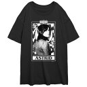 【送料無料】 ライセンス キャラクター レディース Tシャツ トップス Juniors' Beetlejuice 2 Astrid Card Oversized...