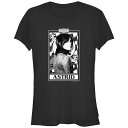 【送料無料】 ライセンス キャラクター レディース Tシャツ トップス Juniors' Beetlejuice 2 Astrid Card Fitted Gr...