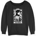 【送料無料】 ライセンス キャラクター レディース Tシャツ トップス Juniors' Beetlejuice 2 Astrid Card Graphic P...