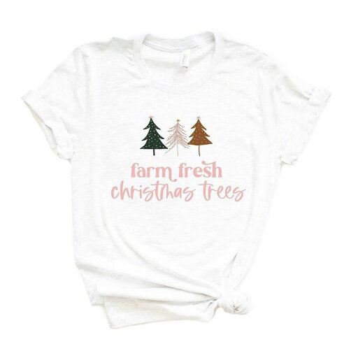 【送料無料】 Simply Sage Market レディース Tシャツ トップス Boho Farm Fresh Christmas Trees Short Sleeve Graphic Tee White 【送料無料】 Simply Sage Market レディース Tシャツ トップス Boho Farm Fresh Christmas Trees Short Sleeve Graphic Tee White
