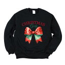 【送料無料】 Simply Sage Market レディース Tシャツ トップス Coquette Christmas Girly Sweatshirt Midnight(4)