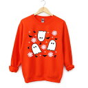 【送料無料】 Simply Sage Market レディース Tシャツ トップス Ghost Flowers Sweatshirt Orange(4)