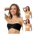 【送料無料】 アレグラ ケー レディース ブラジャー アンダーウェア 3 Packs Women's Underwire Lightly Bra Unpadde...