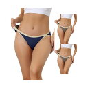 【送料無料】 アレグラ ケー レディース パンツ アンダーウェア 3 Packs Women's Underwear Low Waist Breathable ...