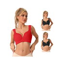 【送料無料】 アレグラ ケー レディース ブラジャー アンダーウェア 3 Packs Women's Wirefree Bra Full Coverage Pu...