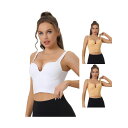 【送料無料】 アレグラ ケー レディース ブラジャー アンダーウェア 3 Packs Women's Sports Bra Wirefree Medium Su...