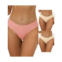 【送料無料】 アレグラ ケー レディース パンツ アンダーウェア 3 Packs Traceless Panties For Women No Show Str...