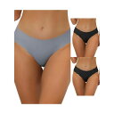 【送料無料】 アレグラ ケー レディース パンツ アンダーウェア 3 Packs Traceless Panties For Women No Show Str...