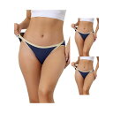【送料無料】 アレグラ ケー レディース パンツ アンダーウェア 3 Packs Womens Underwear Low Waist Breathable S...