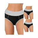 【送料無料】 アレグラ ケー レディース パンツ アンダーウェア 3 Packs Women's High Waist Tummy Control Pantie...