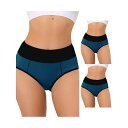 【送料無料】 アレグラ ケー レディース パンツ アンダーウェア 3 Packs Women's High Waist Tummy Control Pantie...