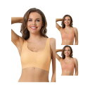 【送料無料】 アレグラ ケー レディース ブラジャー アンダーウェア 3 Packs Sports Bras For Women's Wirefree Ligh...