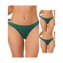 【送料無料】 アレグラ ケー レディース パンツ アンダーウェア 3 Packs Women's Unlined Underwear Satin Invisib...