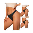 【送料無料】 アレグラ ケー レディース パンツ アンダーウェア 3 Packs Women's Low-waisted Satin Bikini Pantie...