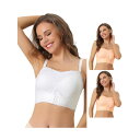 【送料無料】 アレグラ ケー レディース ブラジャー アンダーウェア 3 Packs Women's Wirefree Bras Strapless Breat...