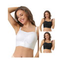 【送料無料】 アレグラ ケー レディース ブラジャー アンダーウェア 3 Packs Women's Wirefree Bras Strapless Breat...