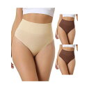【送料無料】 アレグラ ケー レディース パンツ アンダーウェア 3 Packs Womens High-waisted Briefs Invisible Th...