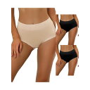 【送料無料】 アレグラ ケー レディース パンツ アンダーウェア 3 Packs Women's Cotton Underwear High-waisted L...