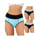 【送料無料】 アレグラ ケー レディース パンツ アンダーウェア 3 Packs Women's High Waist Tummy Control Color-...