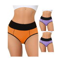 【送料無料】 アレグラ ケー レディース パンツ アンダーウェア 3 Packs Women's High Waist Tummy Control Color-...