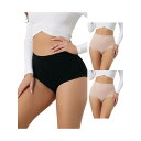 【送料無料】 アレグラ ケー レディース パンツ アンダーウェア 3 Packs Women's Soft High Waist Underwear Stret...