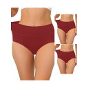 【送料無料】 アレグラ ケー レディース パンツ アンダーウェア 3 Packs Women's Cotton High-waist (available In...