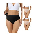 【送料無料】 アレグラ ケー レディース パンツ アンダーウェア 3 Packs Womens Hign Waist G-string Thongs Tummy...